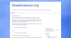 Desktop Screenshot of drewanderson.org